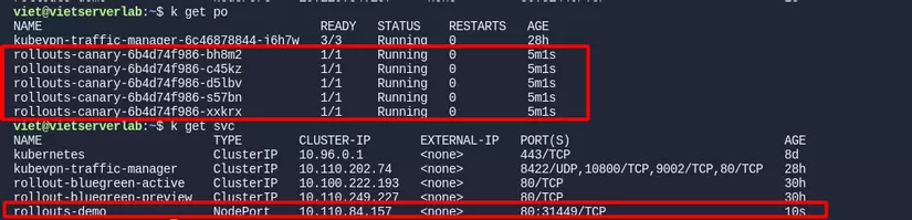 Initial deployment running the staging version