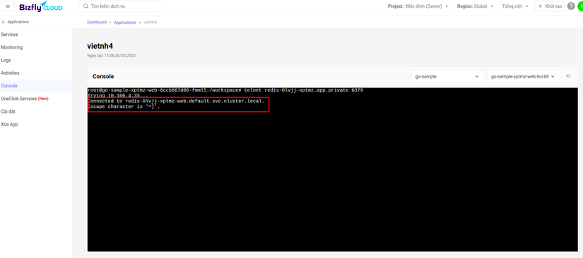 Telnet connection test