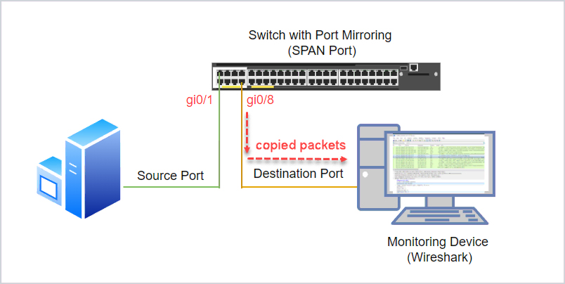 Hardware SPAN port configuration